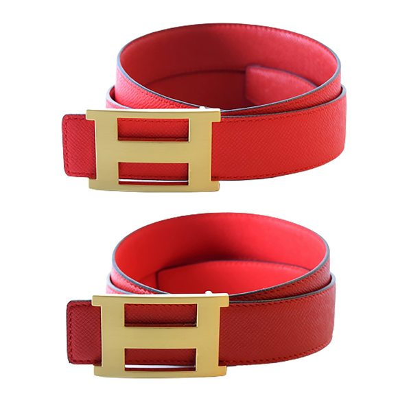 Unisex Genuine Leather Casual Dress Belt With Buckle And Reversible Strap -💟